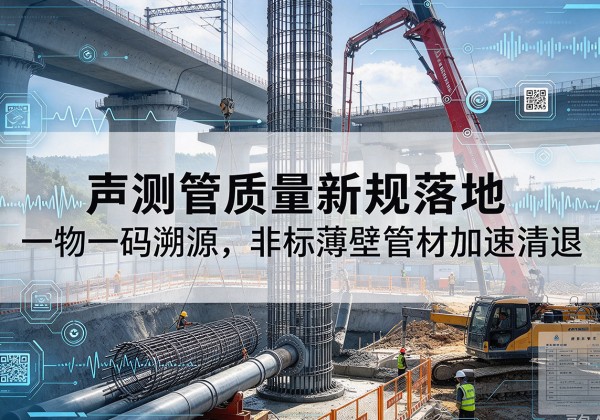 泾阳声测管质量新规落地，一物一码溯源，非标薄壁管材加速清退